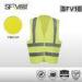 100% polyester tricot anti-static fabric reflective safety vest with 5cm silver tape meet EN ISO 204