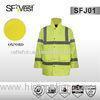 Workmens high visible clothing Reflective Safety Jacket waterproof and windbreak
