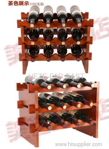 wooden rack holder used for wine or others