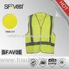 Safety equipment velcro closure polyester tricot safety vest AS/NZS 1906.4 2010 AS/NZS 4602.1:2011
