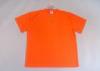 Orange olyester birdeye fabric High visible Reflective Safety Shirts with one chest pocket
