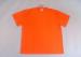 Orange olyester birdeye fabric High visible Reflective Safety Shirts with one chest pocket