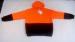 High visibility fluorecent orange assorted color sweater with reflective thread binding