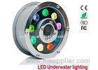 Round DC24V 9 W LED Underwater Lights With Die - Casting Aluminum