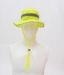 100% polyester reflective safety hats with fuorescent color and knitted mesh fabric
