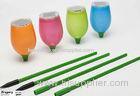 Courtyard Tulip Flower Red Green Blue Solar Powered Landscape Lighting 400mAh