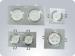 High Power 6000K 3W led recessed ceiling lights Embeded With pins