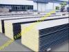 Warehouse Metal Roofing Sheets / Polyurethane Panel Heat Insulation