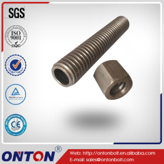 High strength t thread hollow drilling anchor reinforcing steel bar