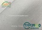 Non Woven Embroidery Backing Fabric Optical White / Black 60 gsm
