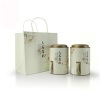 Food grade wholesales metal gift tea set tinplate tea tin box