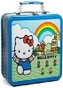 Cartoon design embossed tin lunch box