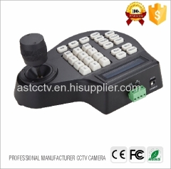 3 Axis 3D Dimension Joystick CCTV Mini Keyboard Controllers for PTZ Speed Dome Camera Support Pelco-D Pelco P protocol