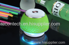 A8 portable bluetooth wireless speaker with TF solt/ LED light