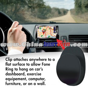 Fone Ring Finger Grip Rotating Ring Stand Holder for Mobile Phones iPhones Tablets iPads As Seen On TV