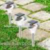 Outdoor Stainless Steel White Path LED Solar Landscape Light IP55 600mAh NI - CD Battery