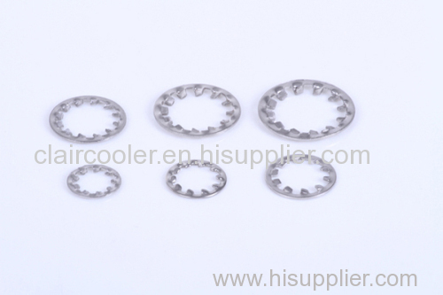Internal toothed lock washers
