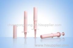 Drug-prefilled pp vaginal syringe