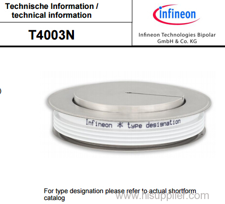 Infineon Thyristor Origianl UK