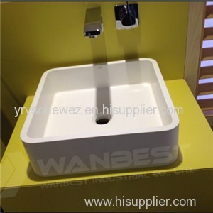 Square Artificial Marble Sink