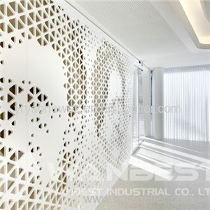 Hi Macs Raiffeisen Zurich White Reception Wall Cladding