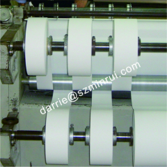 China largest factory of self adhesive vinyl hotsale security printed destructible vinyl roll/Permanent egg shell roll