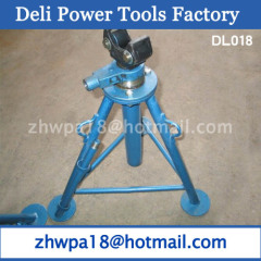 Mechanical cable drum trestle cable drum jack