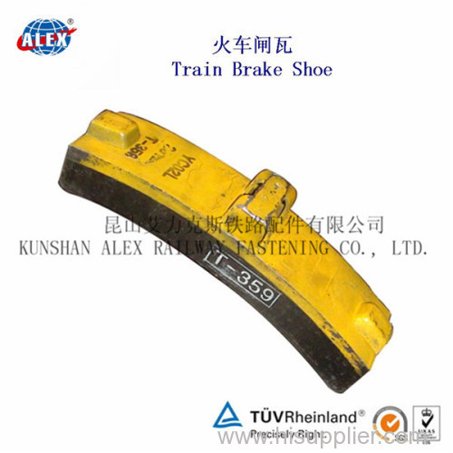 RALIWAY FASTENER brake block train brake shoe