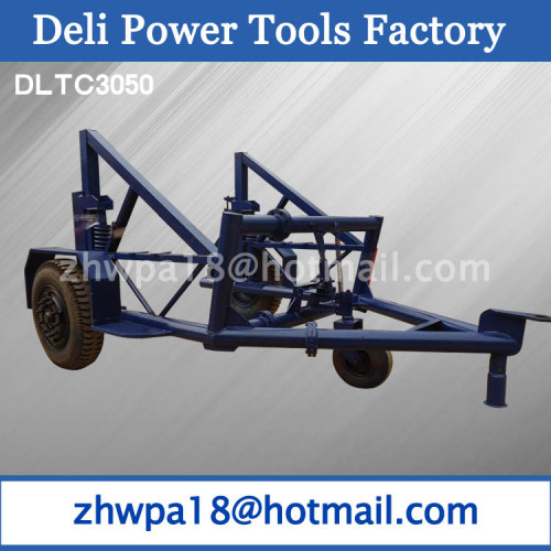 cable reel carrier trailer Heavy duty suspension