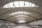 Q235 Q345 Pipe Truss Large Industrial Steel Buildings Fabrication For Stations