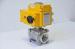 Female Thread / Butt Weld Electric Three Piece Ball Valve For Chemical Industry