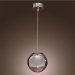 modern simple siingle bulb restaurant bar study bedroom electroplating glass pendant light