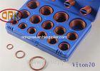 Customized Viton O Ring Kits Low Temperature Resistant 15 Volume Change