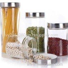 Four Glass Mason Jar Set