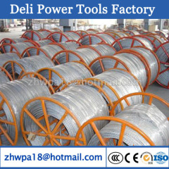 Pulling Rope Galvanized Anti Twisting Braided Steel Wire Rope