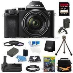 Sony Alpha 7K a7K Digital Camera 64 GB SDXC Card Filter Kit and Battery Grip Bundle