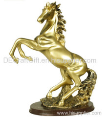 2015 wholesale customized resin horse sculpture for souvenir