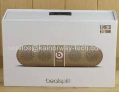 Beats Pill Wireless Bluetooth Portable Limited Edition Replica Speakers Gold Capsules