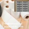 Wholesale Blank White Destructible Vinyl Stickers in Rolls Blank Destructible Paper Label