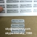 tamper evident seal sticker/security labels and seals/anti-counterfeit warranty stickers