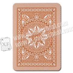 Modiano Texas Poker 2 Jumbo Index|brown Single Card Deck|100% Plastic Made in Italy