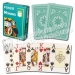 Modiano Texas Poker 2 Jumbo Index|brown Single Card Deck|100% Plastic Made in Italy