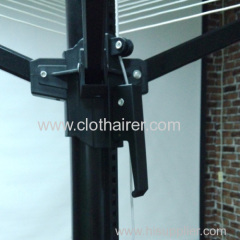 4-Arm Umbrella Adjustable Folding Rotary Clothes Dryer