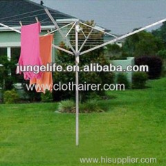 4-Arm Umbrella Adjustable Folding Rotary Clothes Airer