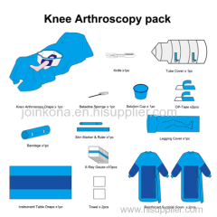Knee nonwoven surgical packs