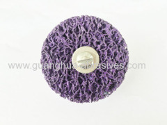 Purple Clean and Strip Disc with Shaft