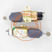 Yanmar engine stop solenoid 12V 1751-12E701B1S 1751-12E701BIS