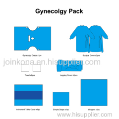 Gynecological medical surgical packs