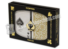 Brazil Copag Gold Black 1546 Marked Poker Cards Spy Playing Cards