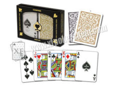 Brazil Copag Gold Black 1546 Marked Poker Cards Spy Playing Cards